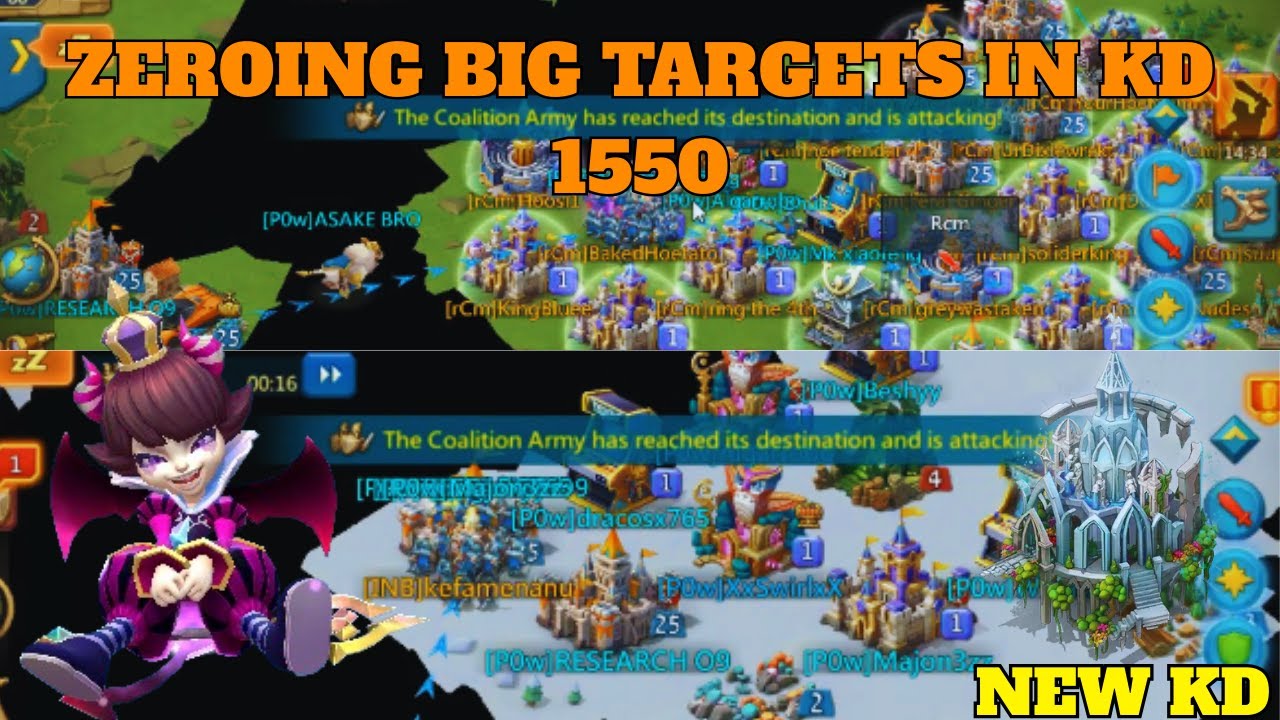 Lordsmobile:-Zeroing Big Targets In New Kd (New Guild)