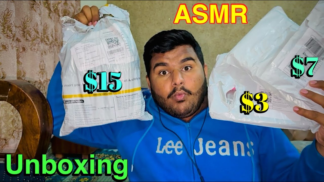 Asmr unboxing some parcels 📦 