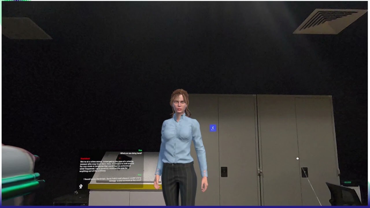 IEEE VR 2026 Poster – Using AI Entities in Extended Reality to Reinvestigate Cold Cases