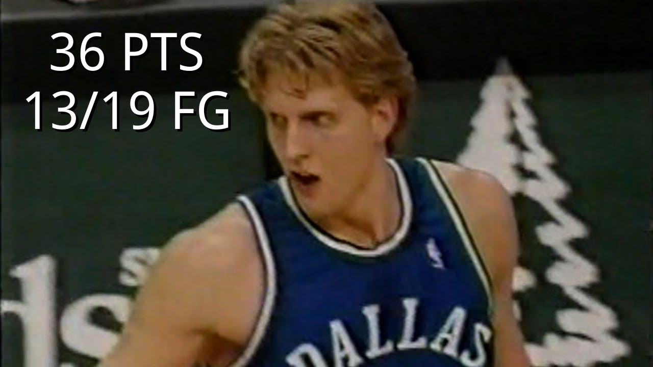 Dirk Nowitzki Full Highlights vs 76ers (2000.12.15) - 36 Points on 13/19 FG! SHOOTING CLINIC!