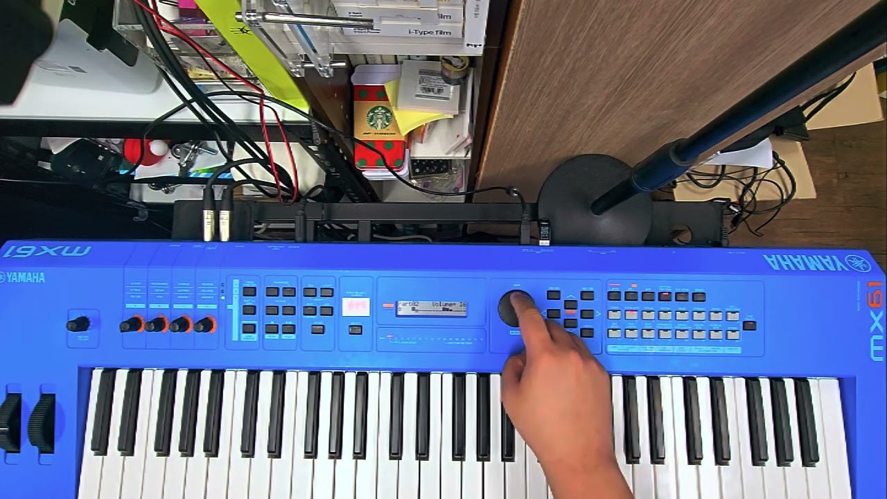 Yamaha MX series test, 3 and more layering sounds on board