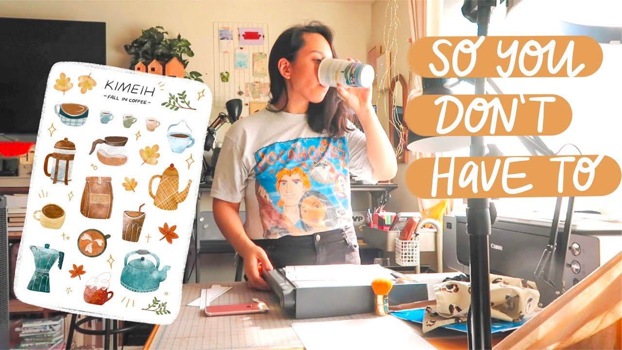 sticker paper testing - reviewing onlinelabels + sheetlabels