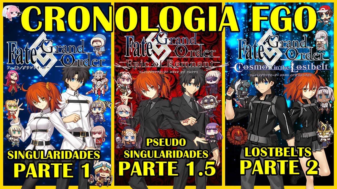 Cronologia de Fate/Grand Order-Inicio hasta Solomon/Epic of Remnant/ Cosmos in the Lostbelt