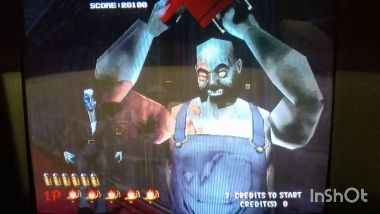 セガ ザ ハウス オブ ザ デッド 実機 10万点以上でノーコンティニュークリア/SEGA THE HOUSE OF THE DEAD REAL MACHINE OVER 100,000 POINTS