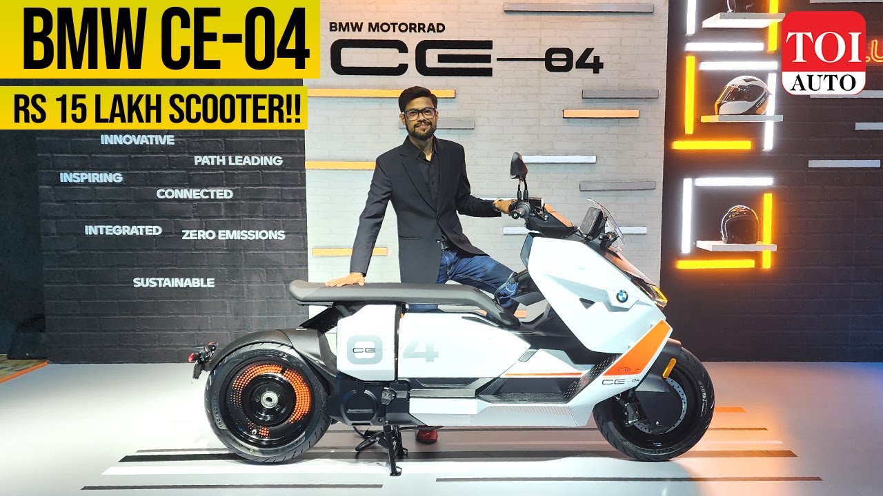 BMW CE 04: Rs 15 lakh EV scooter and what it's got| TOI Auto #bmw #ce04