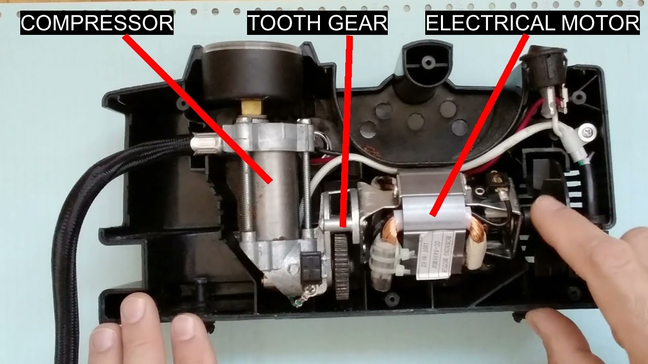 Air inflator Campbell Hausfeld 110V - dismantle and troubleshoot