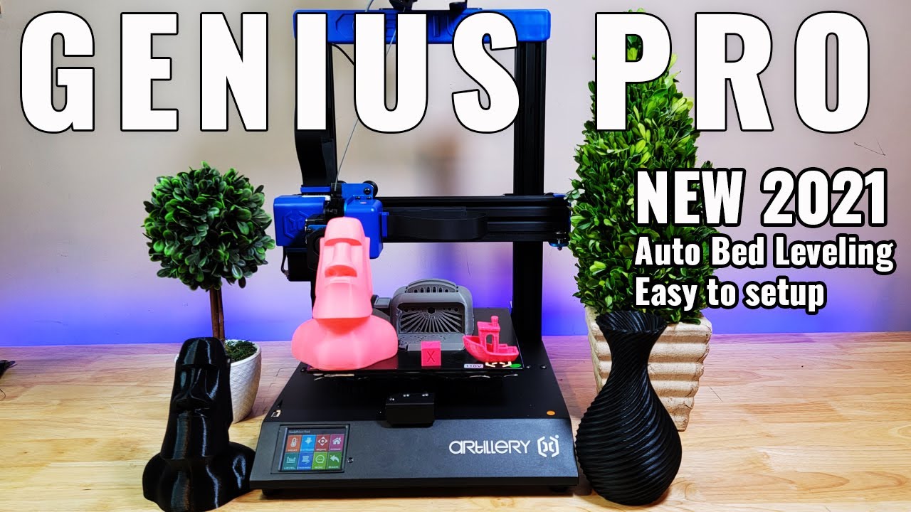New 2021 Artillery Genius Pro!  Start Printing in 15min!  Its that easy!