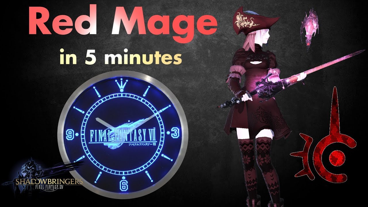 Red Mage/RDM in 5 minutes ( Final Fantasy XIV - Job oVERview)