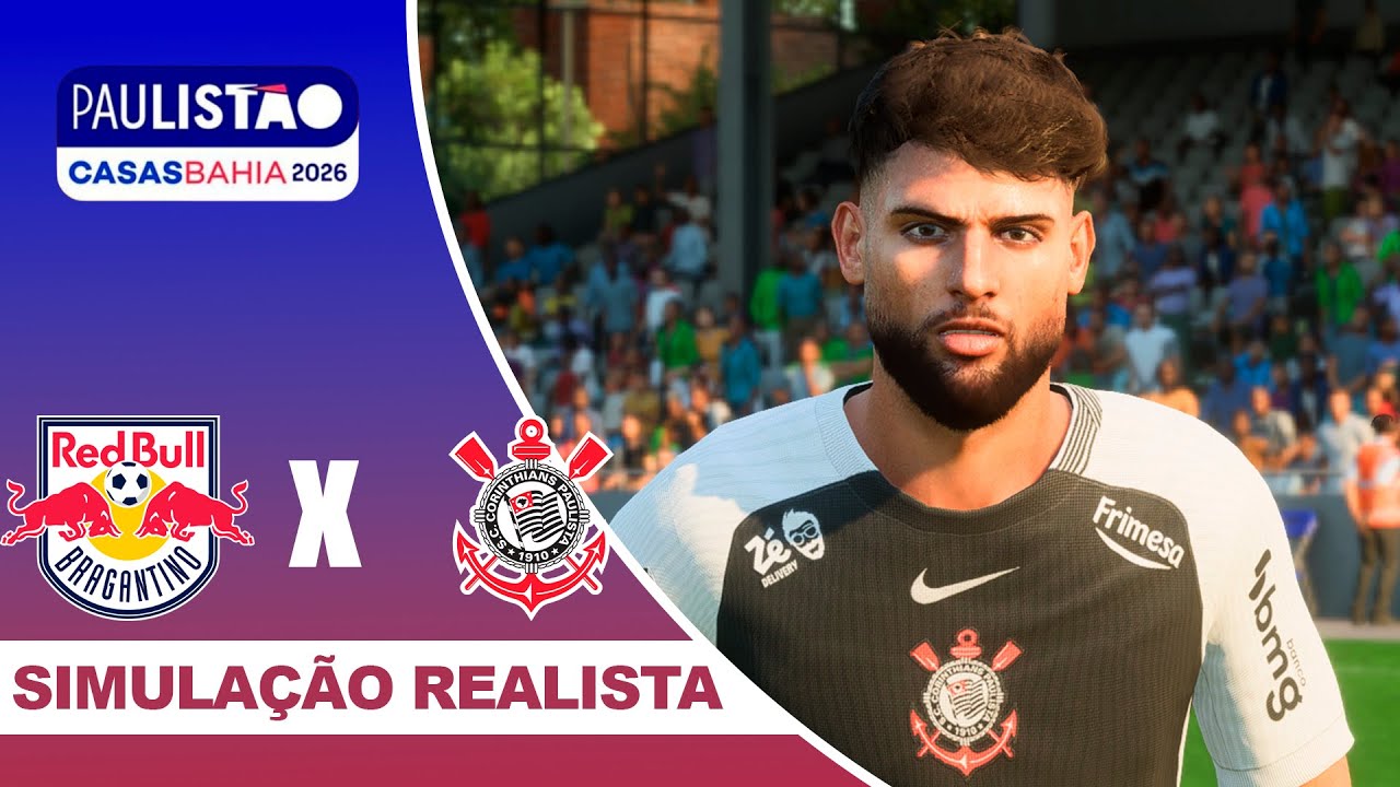 RB BRAGANTINO X CORINTHIANS | Paulistão 2026 | Simulação Realista