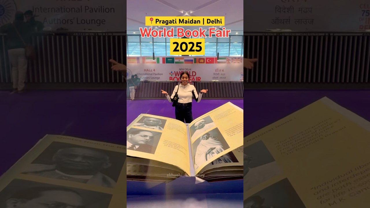 📚World Book Fair 2025 : Don&rsquo;t go without watching this‼️ #shortsfeed #shorts #delhi
