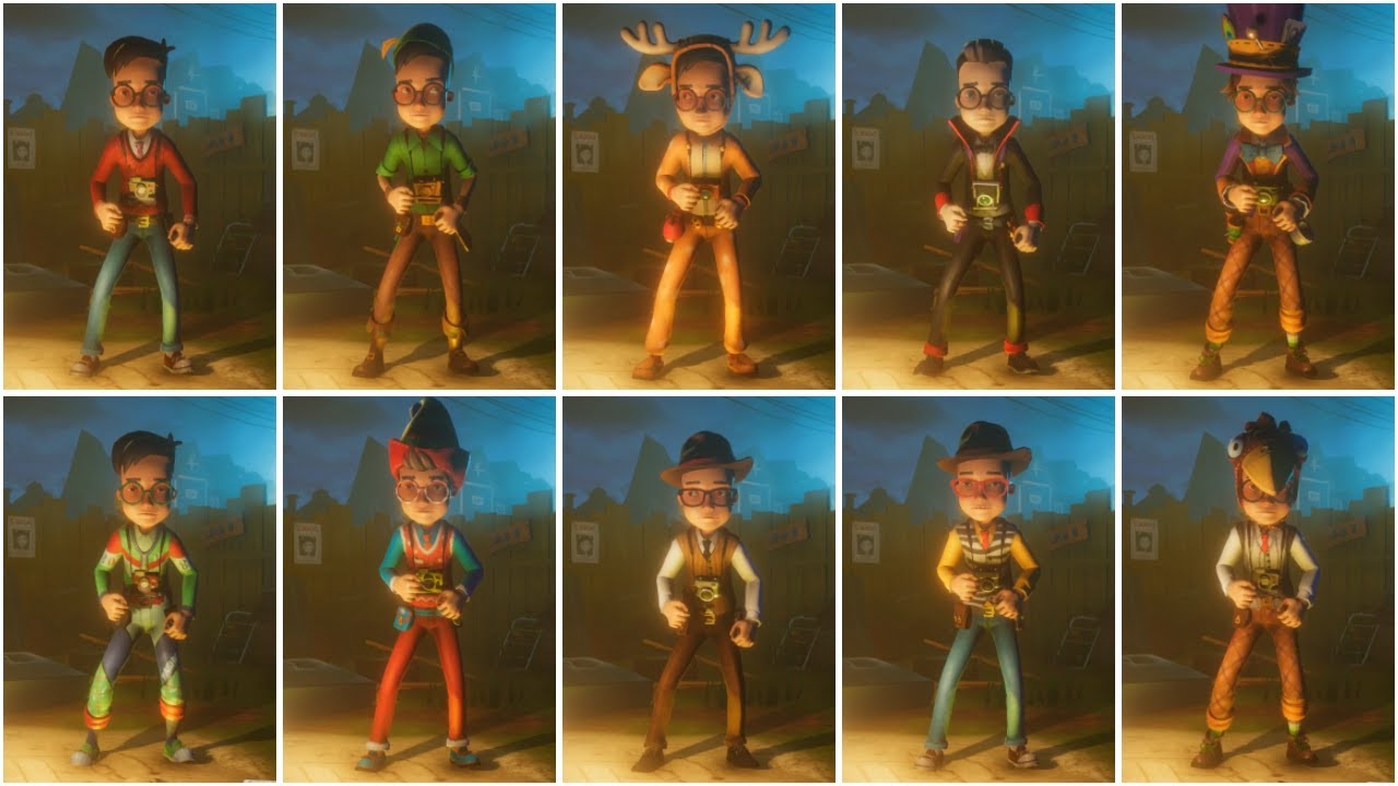 HELLO NEIGHBOR MULTIPLAYER DETECTIVE CUSTOMIZATION | Secret Neighbor Character Customization