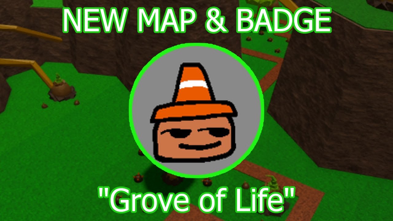 NEW Map and Badge "Grove of Life" (Cube Defense)