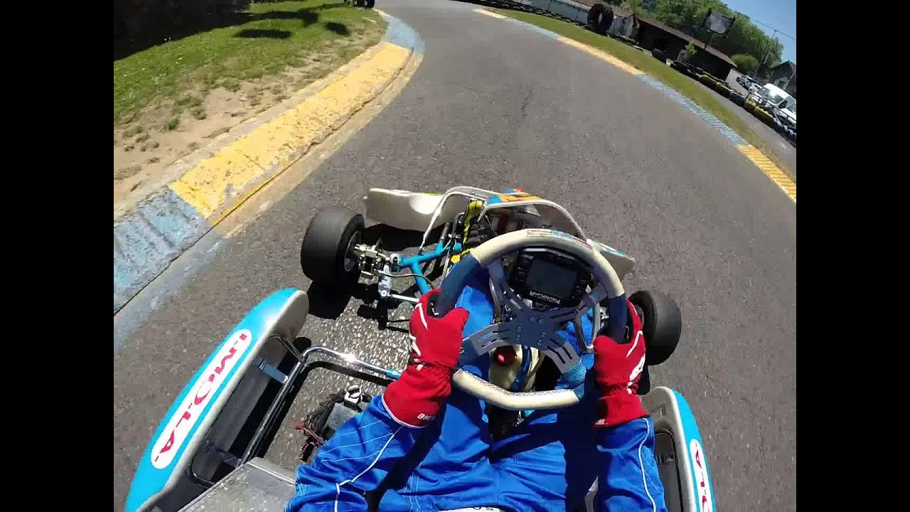 Sergio Ortega karting pola on board x30