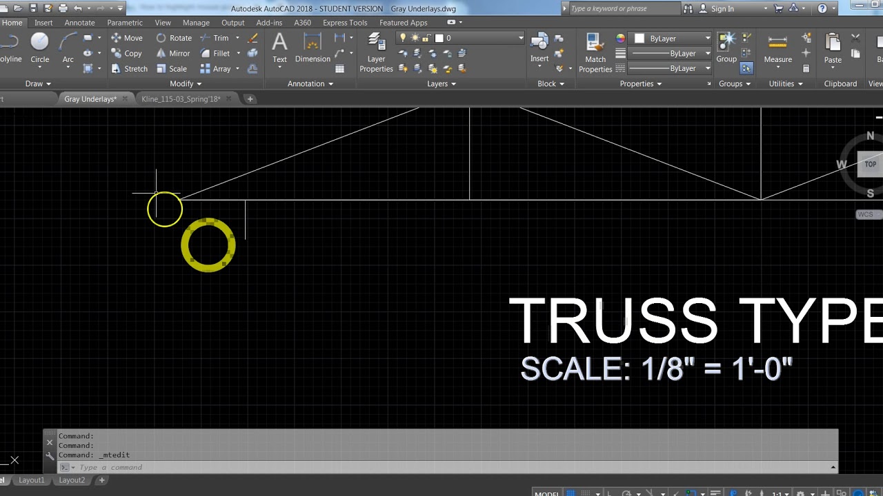 Autocad Roof Framing - Video