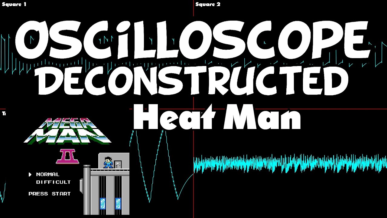 Megaman 2 - Heat Man - Oscilloscope Deconstruction
