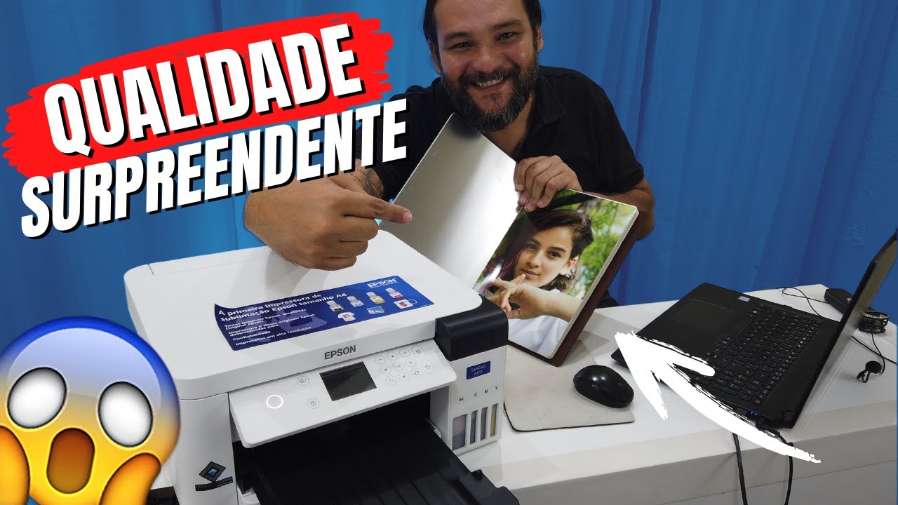IMPRESSORA para SUBLIMAÇÃO EPSON F170 em AÇÃO - #Parte 2