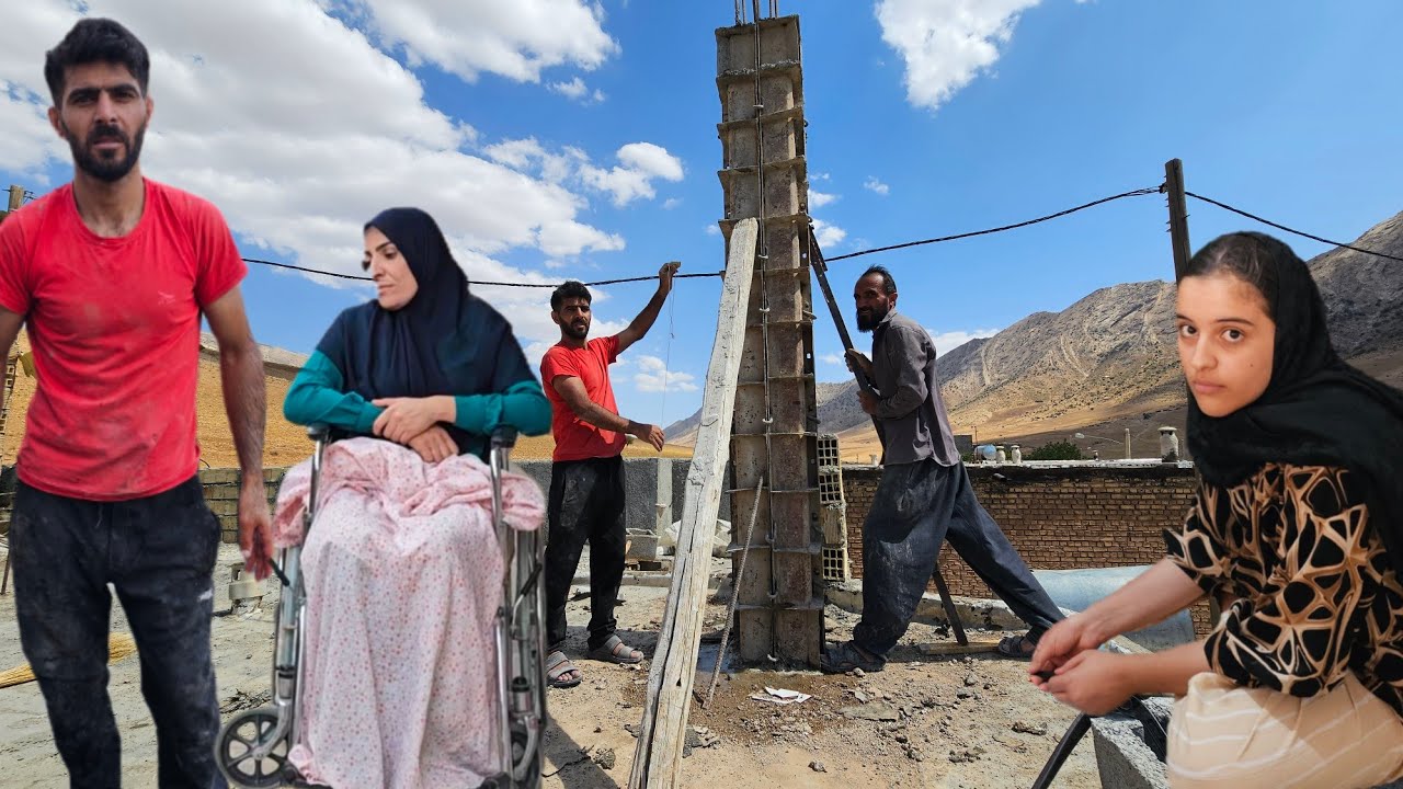 Saleh Helps Muslim with Construction Work ❤️ | Praying for Azita&rsquo;s Recovery and a Better Tomorrow