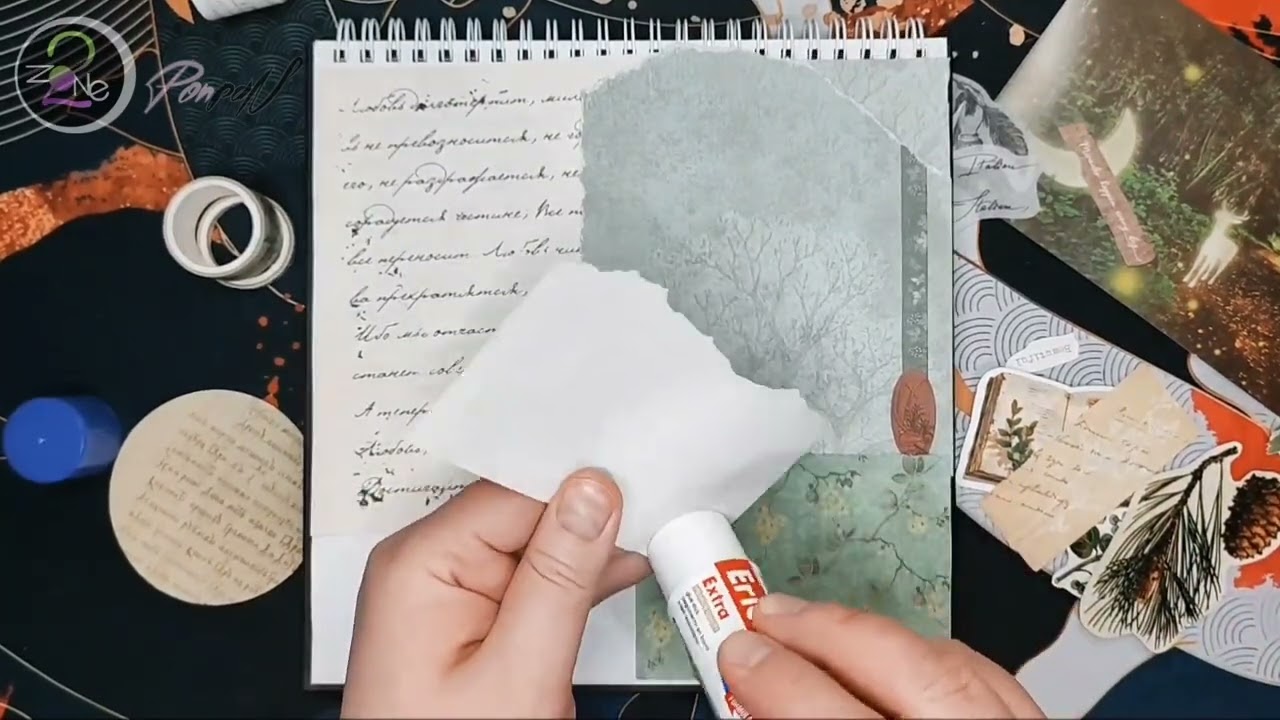 ASMR-scrapbooking: forest