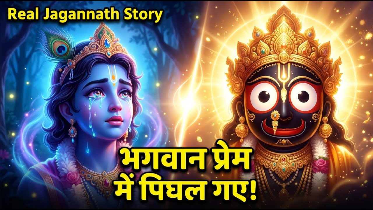 Jab Bhagwan Prem Mein Pighal Gaye! Krishna Ka Jagannath Swaroop | Real Story