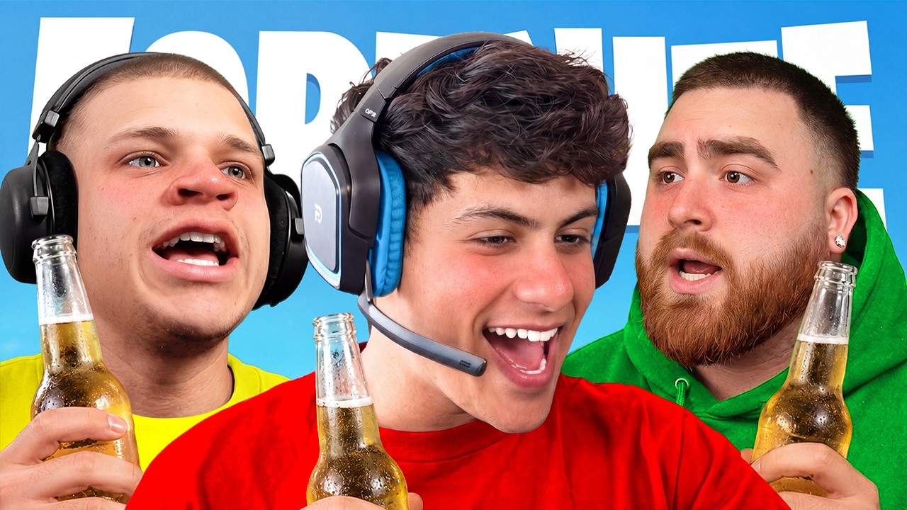 Мы попытались поиграть в Fortnite в пьяном виде.