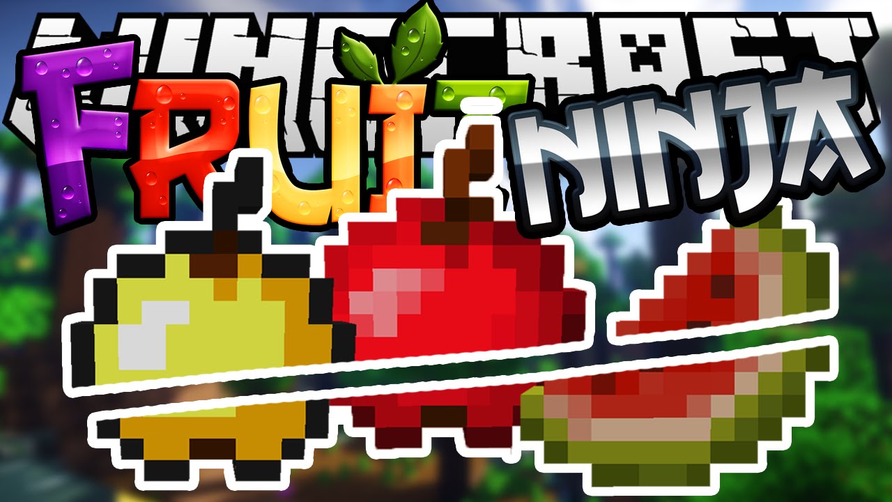 Fruit Ninja in Minecraft? 
