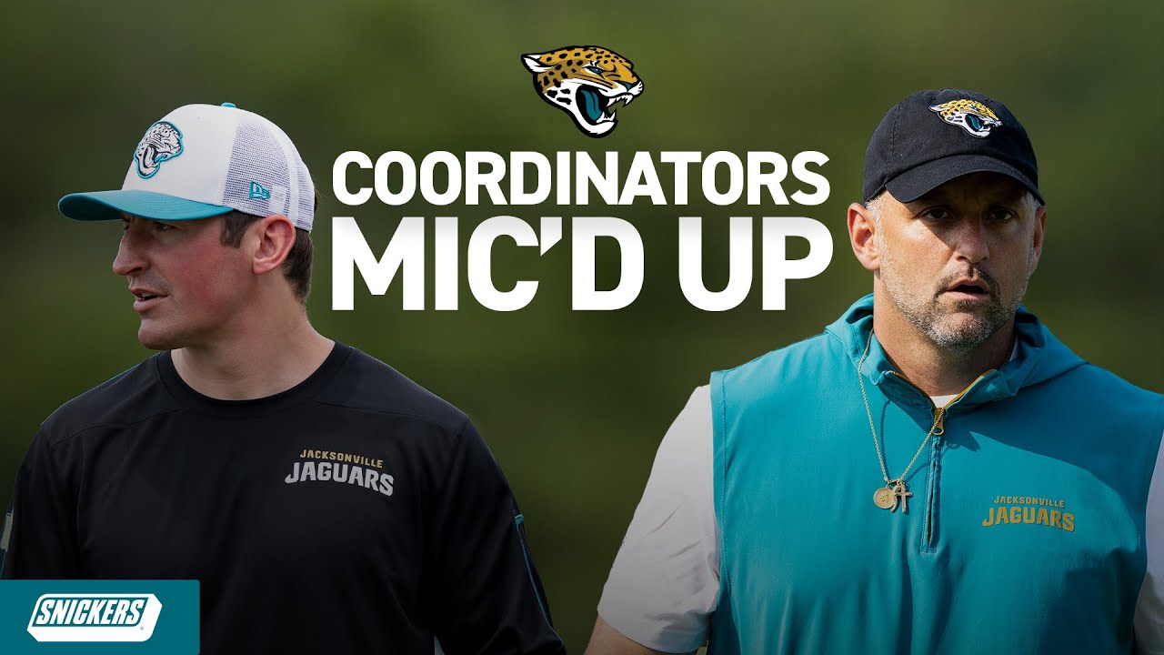 Jaguars Offensive & Defensive Coordinators MIC'D UP at Mandatory Minicamp! | Jacksonville Jaguars