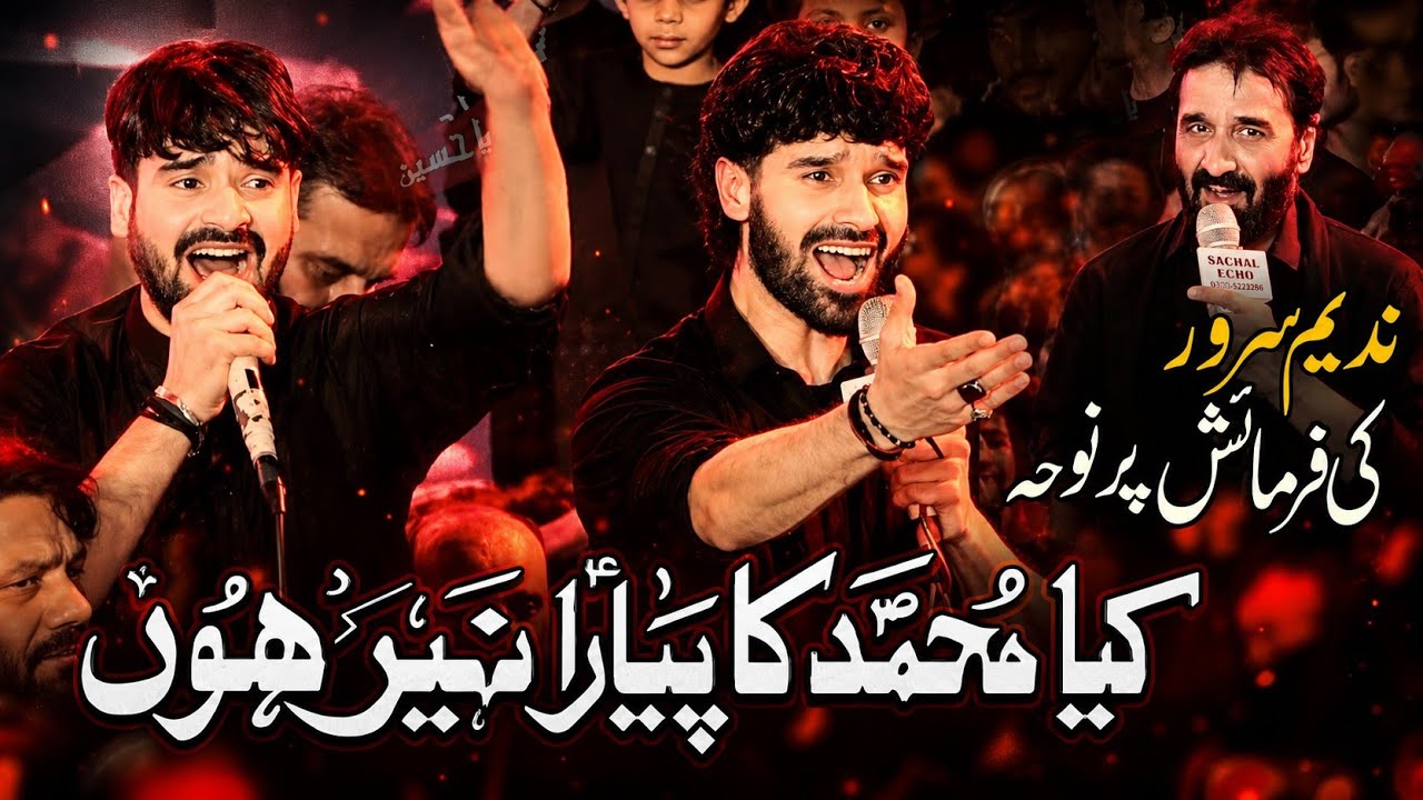 Am I not Muhammad's lover? | Ali Shanawar & Ali Jee at Qadam Gah Mola Ali Hyderabad Live Noha