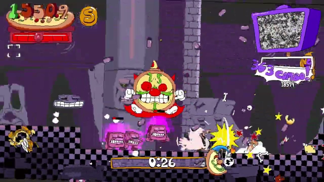 Pizza Tower Lapping Plus Mod: John Gutter Lap 10 P Rank