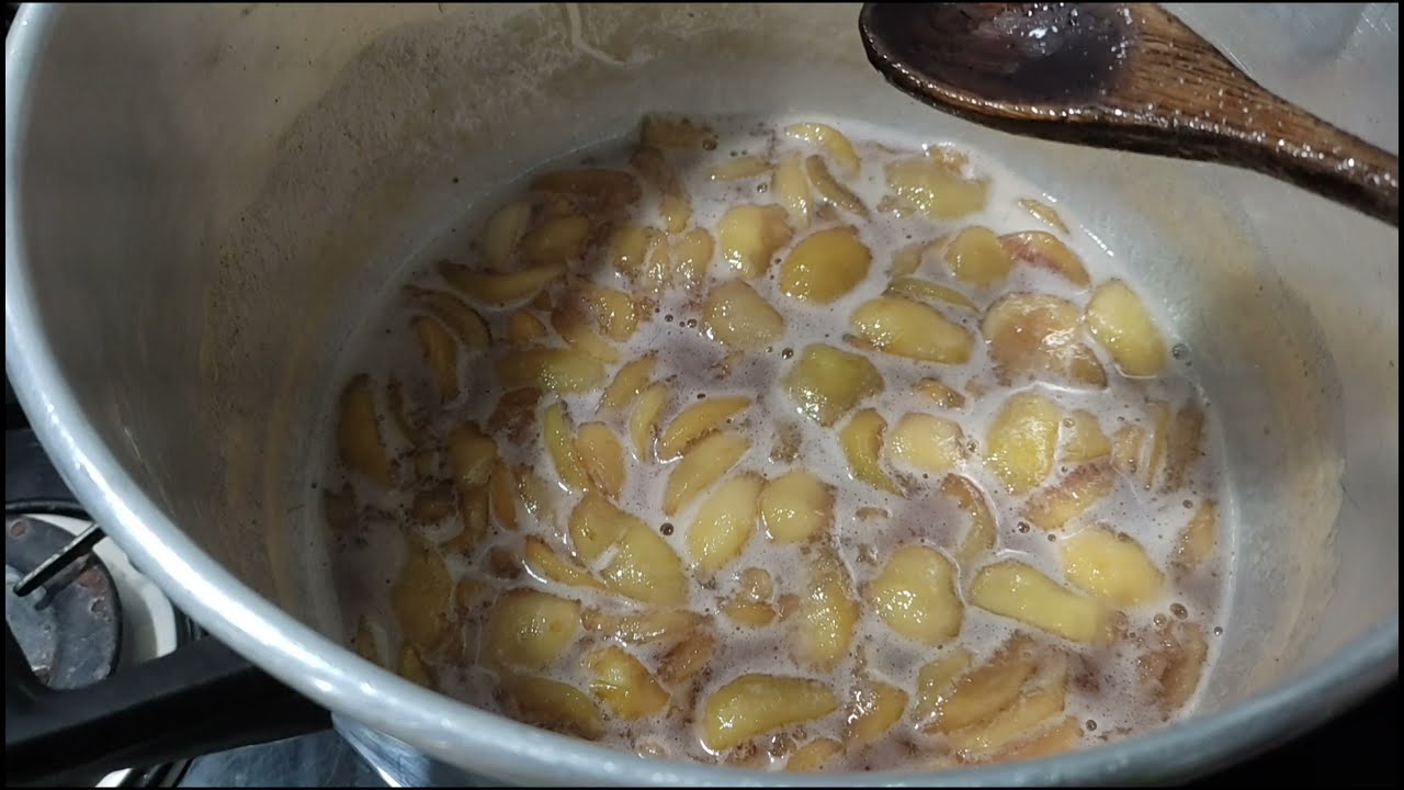Geleia caseira de pêssego.... passo a passo muito fácil,