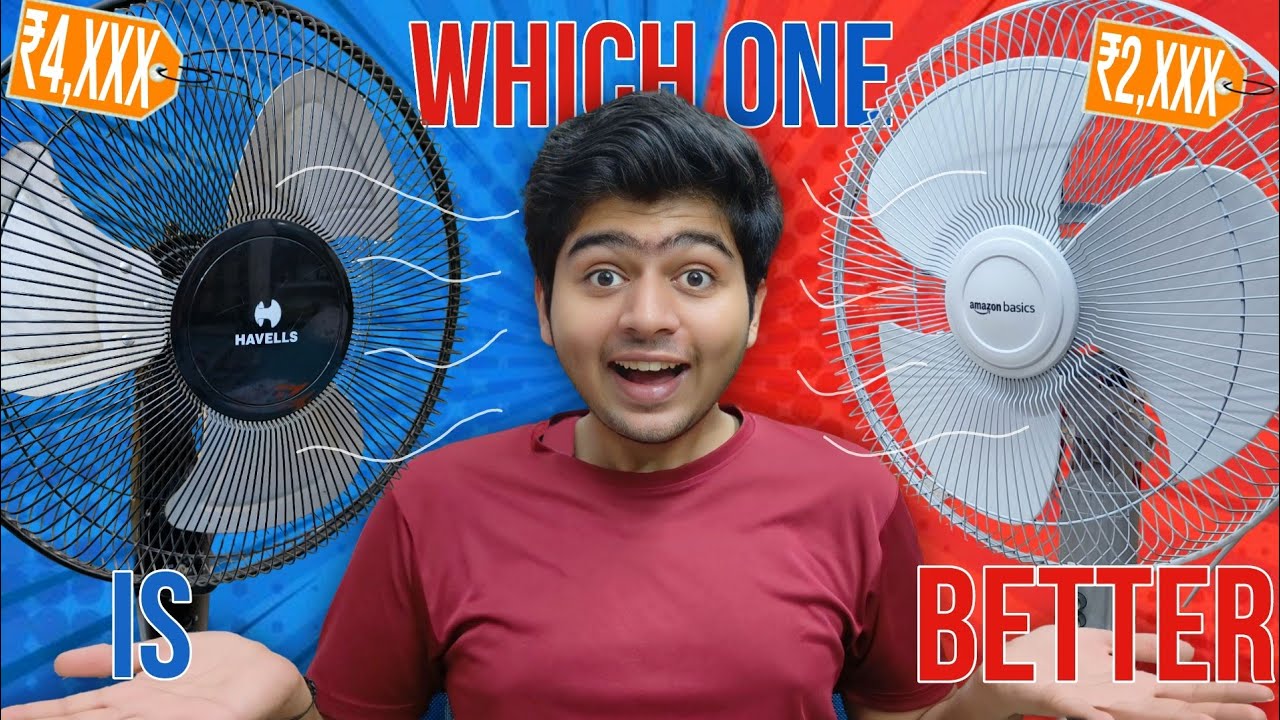 Pedestal Fan Review Which One is Best? | Amazon Basics and Havells Comparison