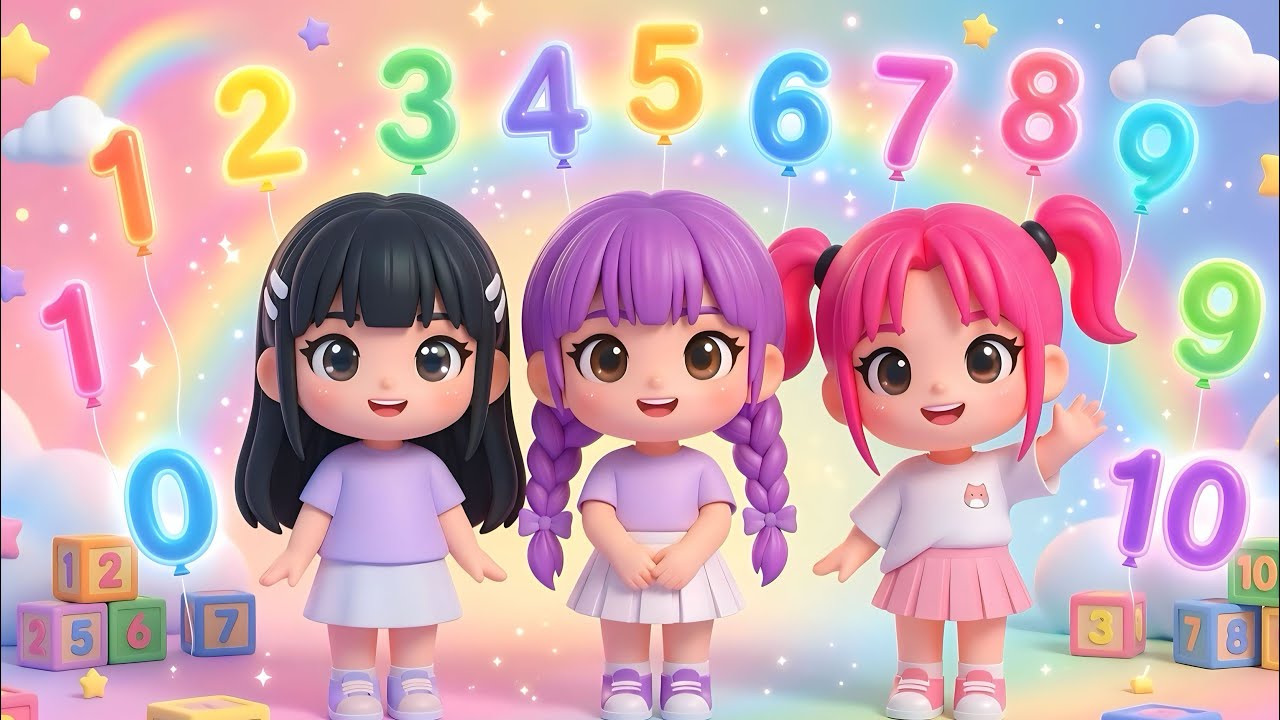 Санау әні 1-10 | Балалар әні | Counting Song for Kids | Учим цифры | BalaTime 🎵