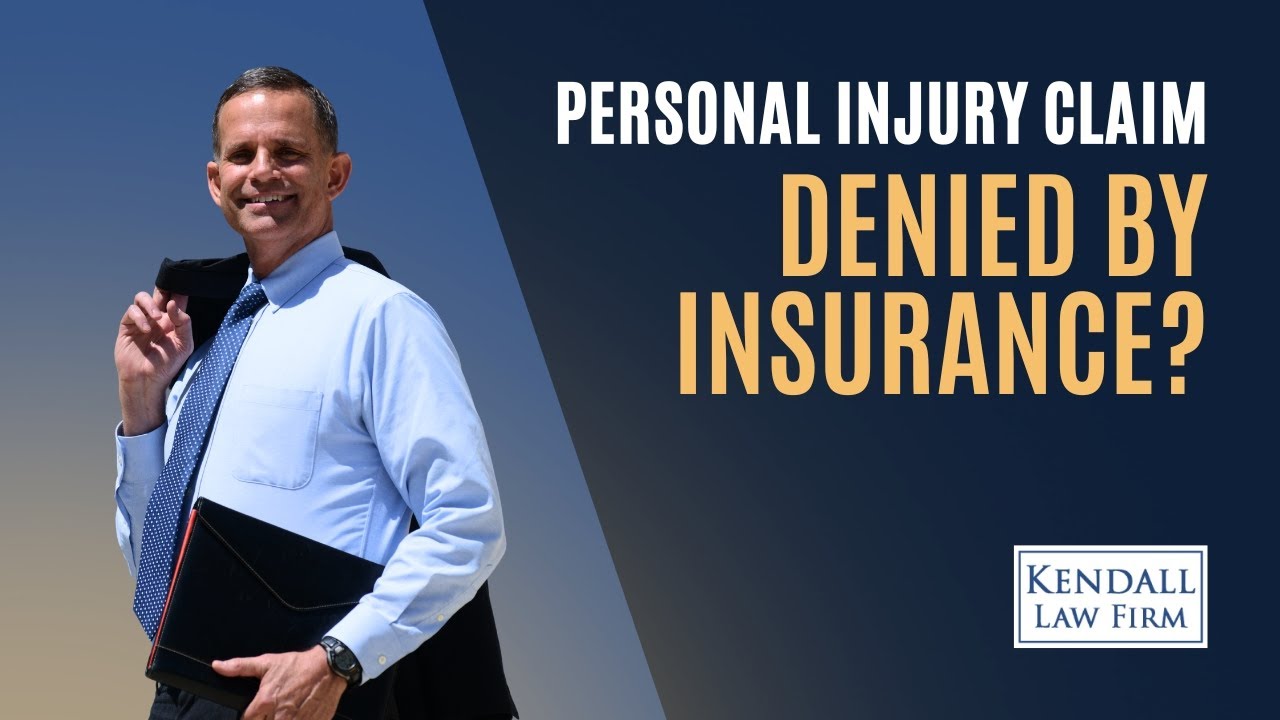 Personal injury claim denied by Insurance? Virginia injury attorney David B. Kendall explains more.