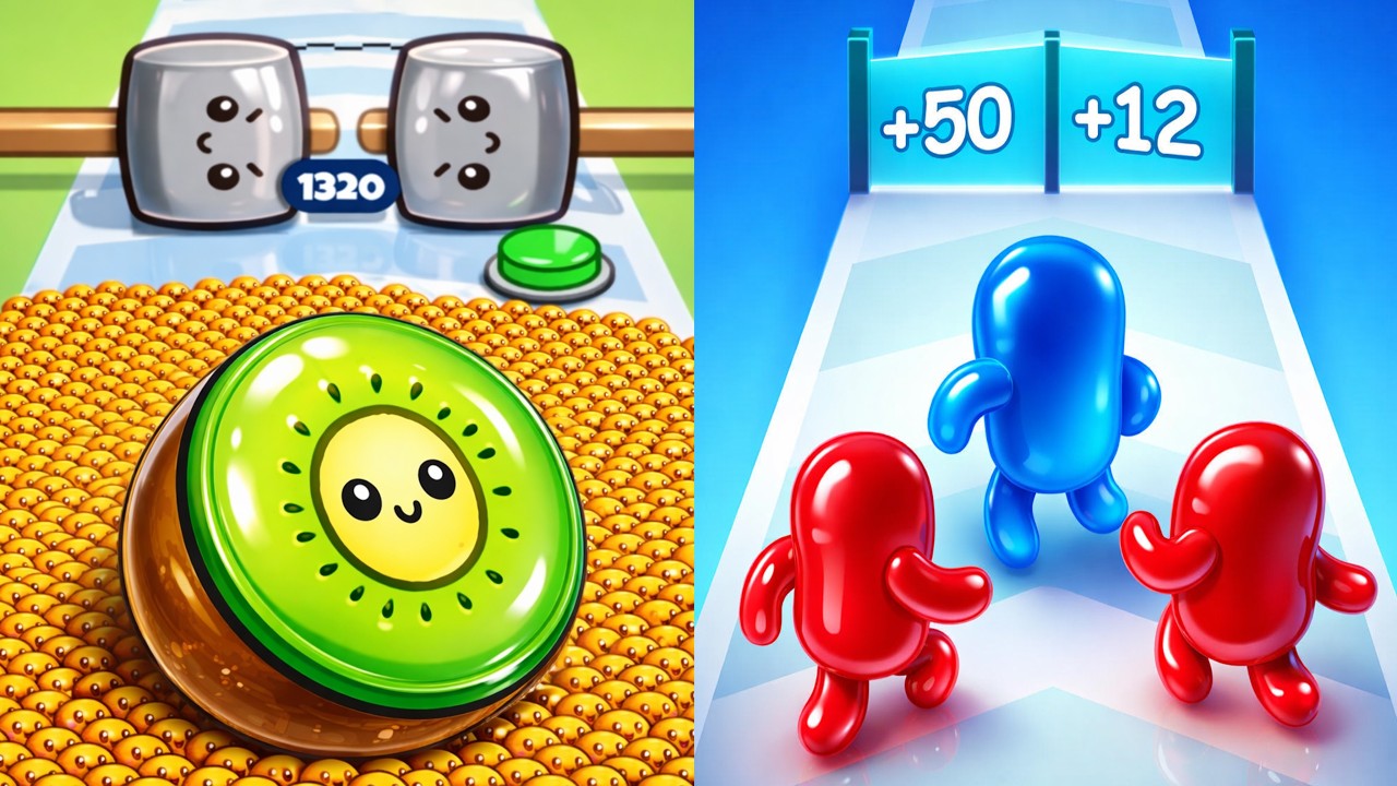 Food Run vs Join Blob Clash 3D – Relaxing Satisfying SpeedRun Gameplay