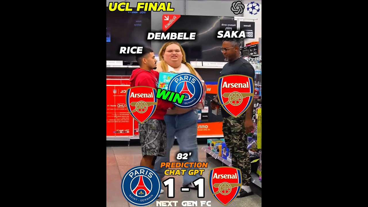 PSG vs Arsenal: UCL Final 2026 Prediction 🥶🔥 #ucl #final #football