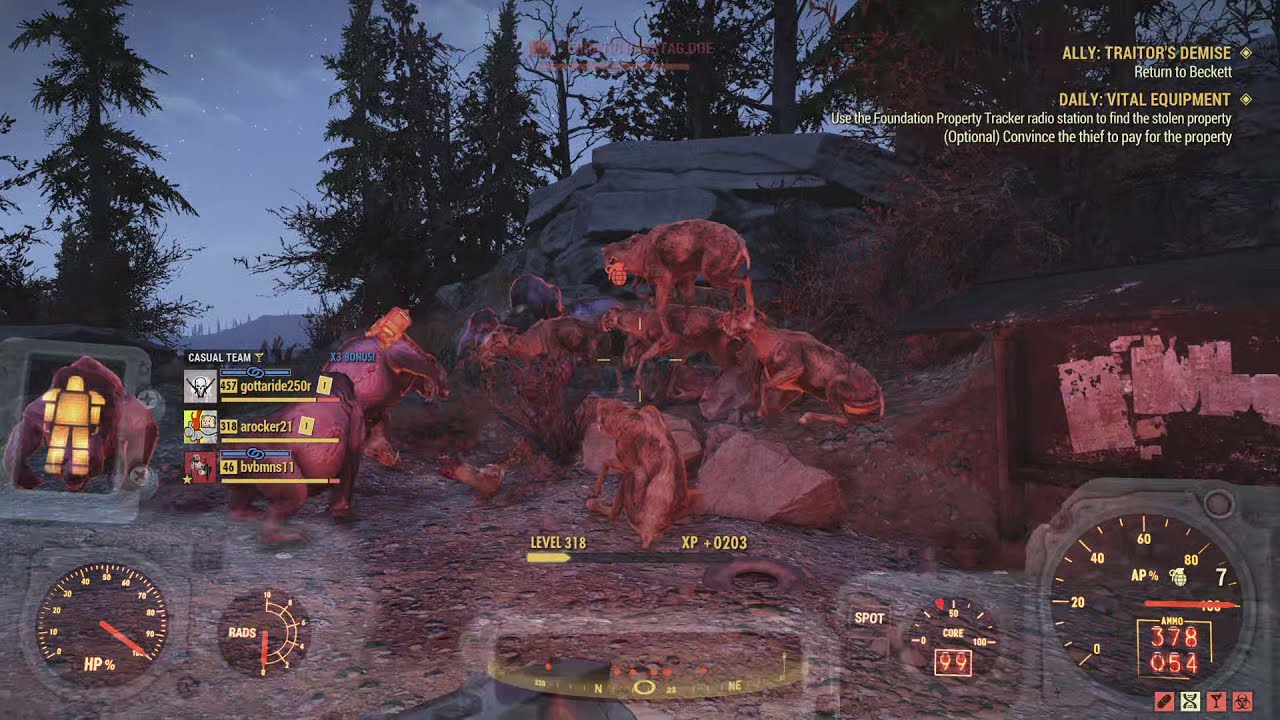 Fallout 76 Yao Guai Horde