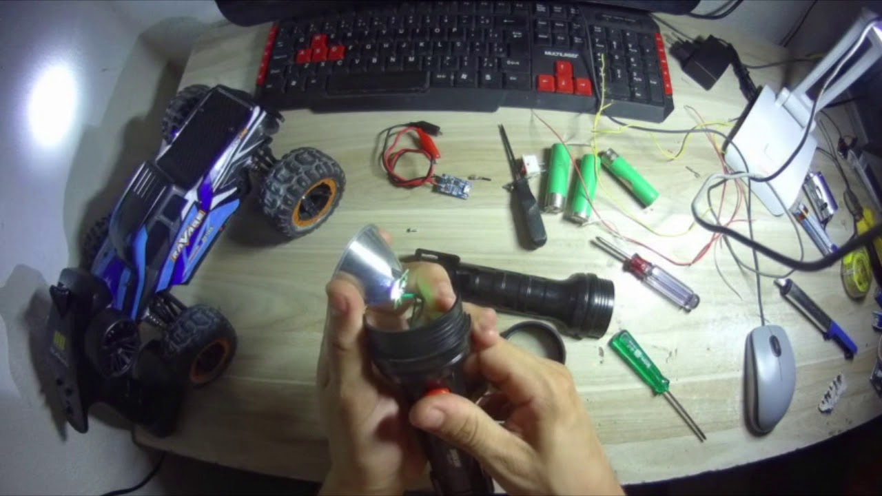 lanterna USB