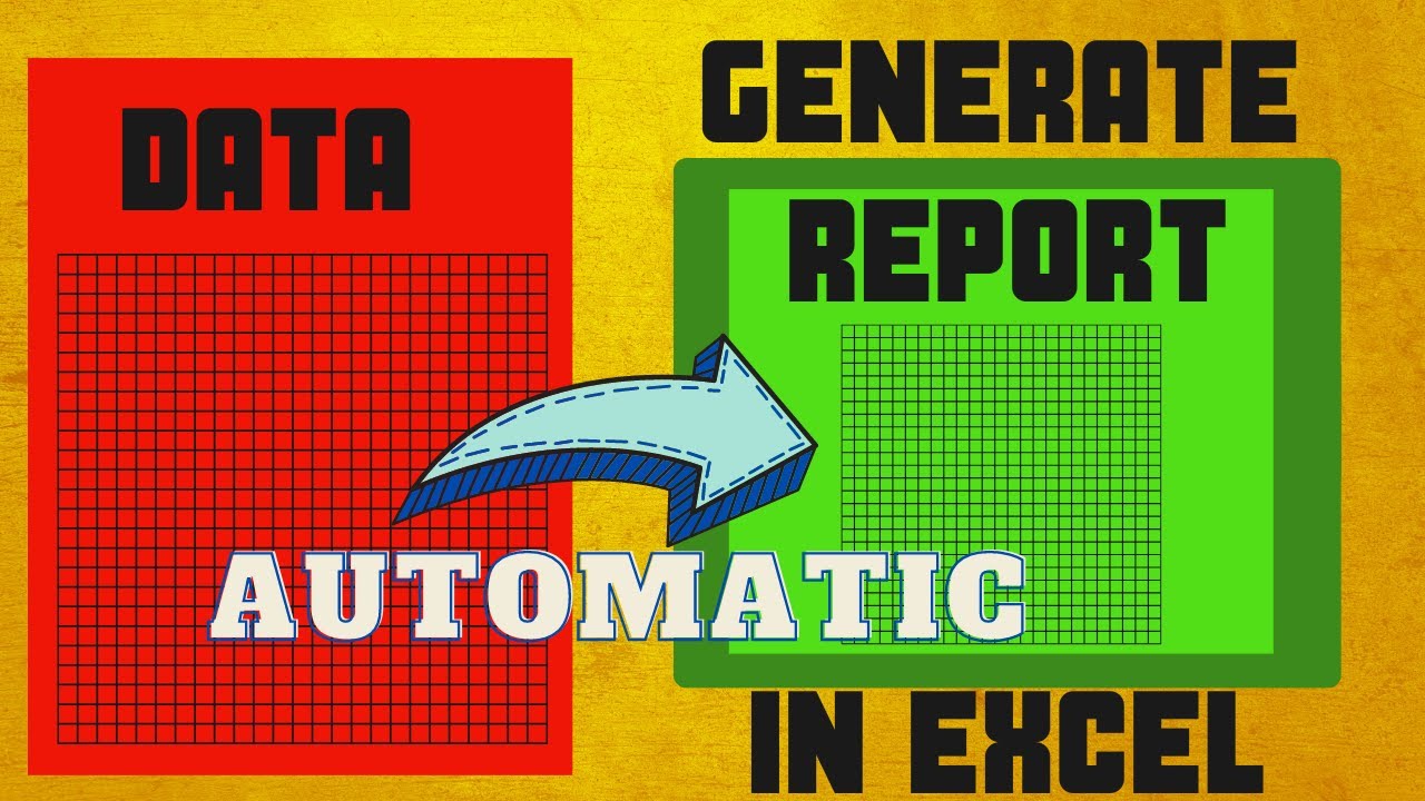 Создание автоматических отчетов в Excel