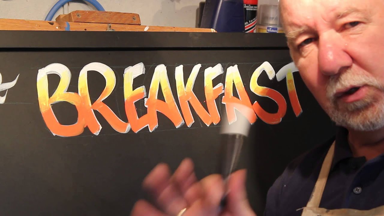 Chalkboard Art, A La Carte Breakfast anyone?