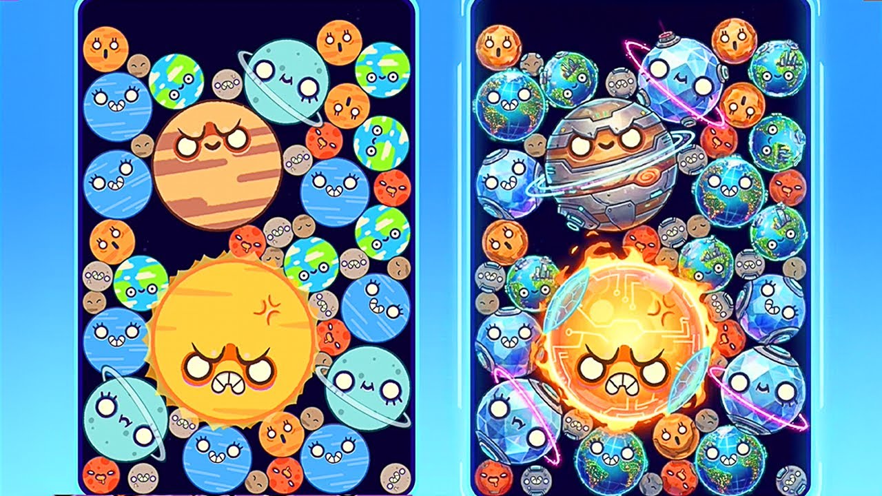 💥 PLANETS MERGE: PUZZLE GAMES 01 | Cosmic Merge Adventure &ndash; Ultimate Planet Evolution!