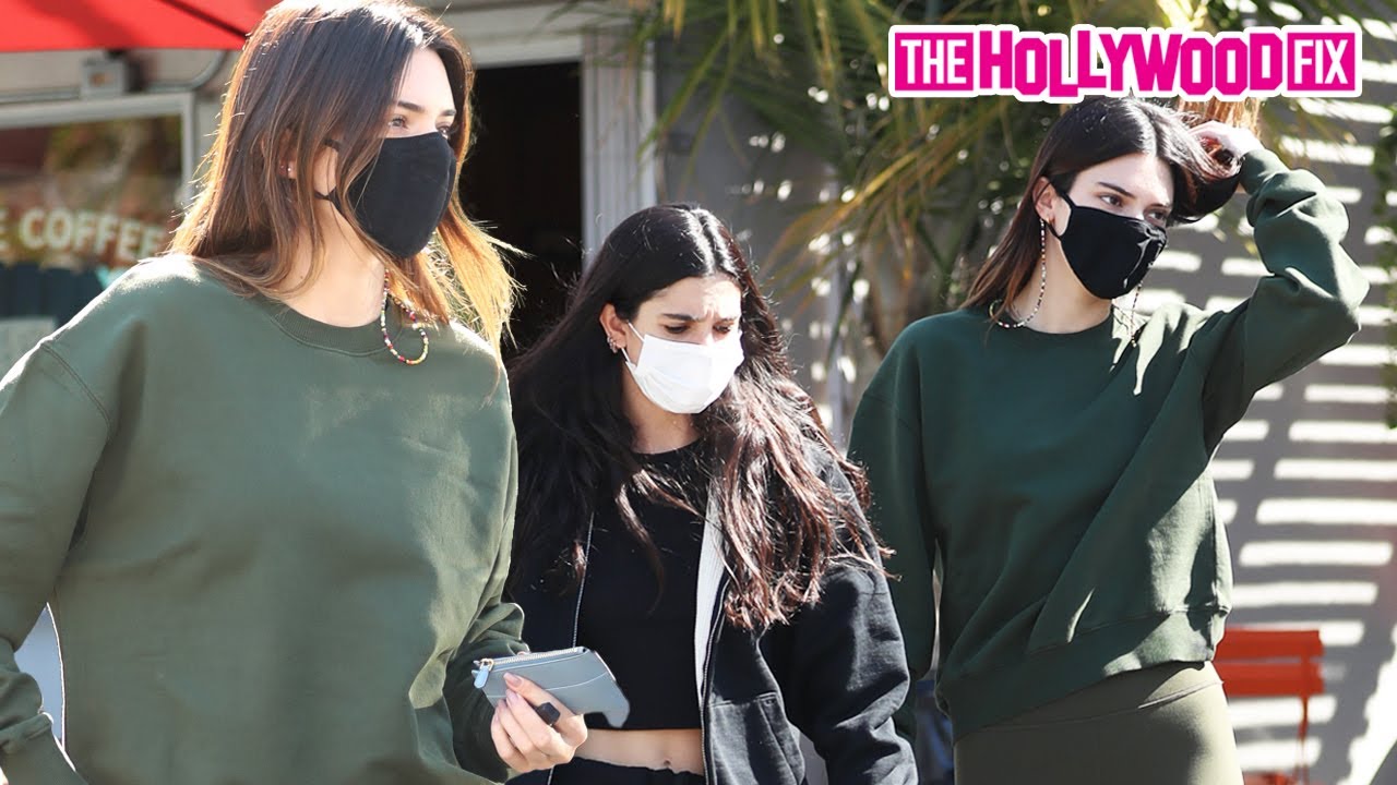 Kendall Jenner, Lauren Perez & Laura Harrier Grab Coffee & Breakfast Together After Pilates Class