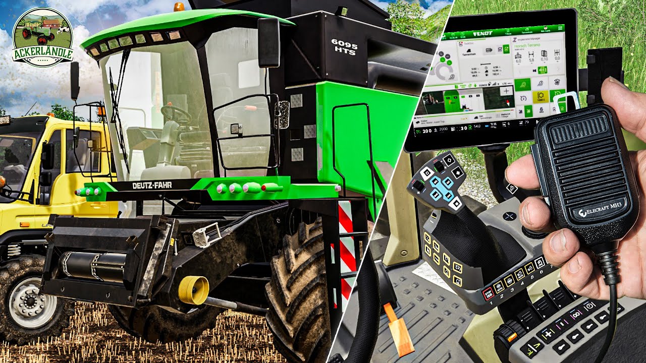LS19 ACKERLÄNDLE #19: Finale bei der Ernte: Die letzten Felder dreschen! | FARMING SIMULATOR 19