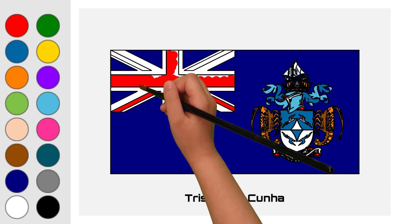 Flag of Tristan da Cunha - Africa