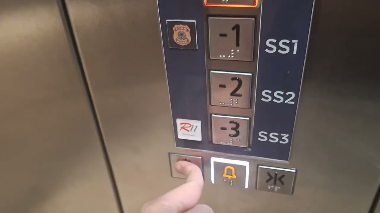 Schindler 3300 Freight Elevator at Shopping Market Place São Paulo, Brazil