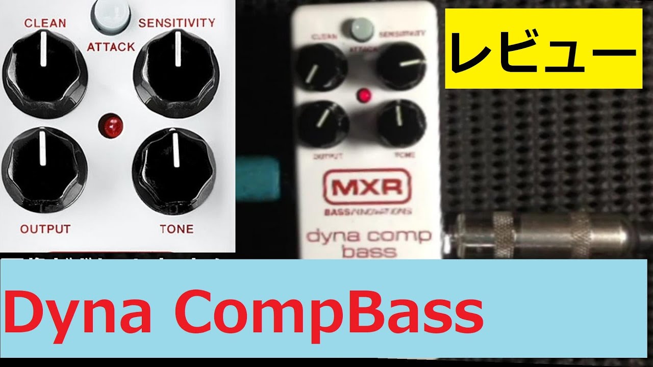 MXR Dyna Comp Bassレビュー：教えて！TOSHIさん