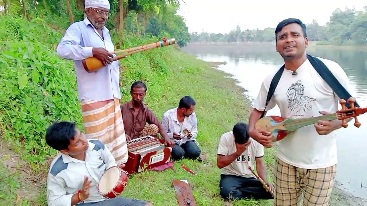 করি মানা কাম ছাড়ে না মদনে।বিখ্যাত লালন গিতী ইছামতীর ধারে গাওয়ার চেষ্টা করছে Noor Ronye.