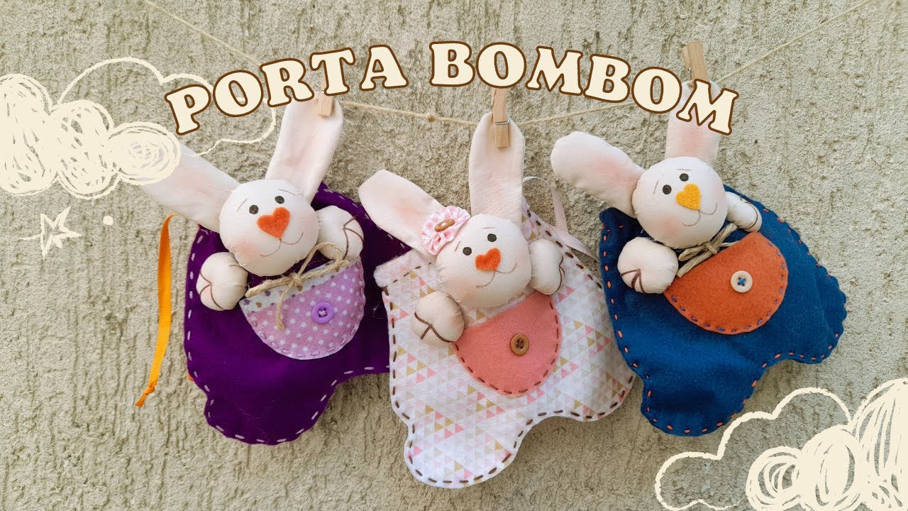 Coelho Porta Bombom : Faça e Venda !!!!