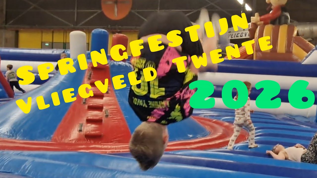 Springkussen festival Enschede 2026 🎉 | Fun, Springfestijn & Spelletjes – Vliegveld Twenthe