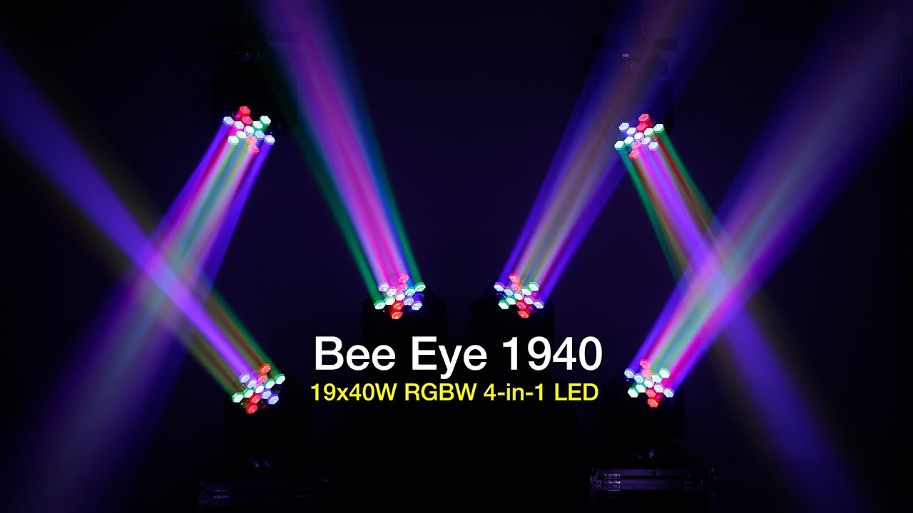 Bee Eye LED moving head 1940 19x40W RGBW 4in1 B-eye Beam Wash FX