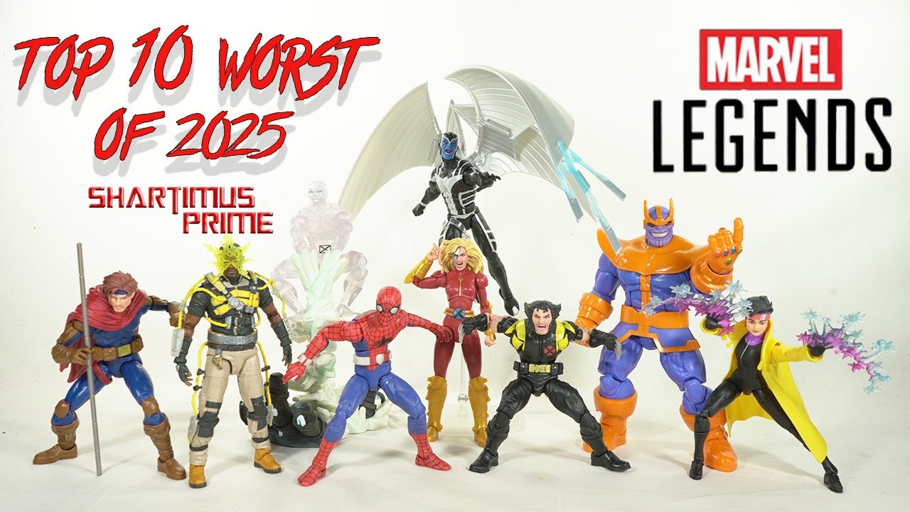 Топ-10 ХУДШИХ фигурок Marvel Legends 2025 года по версии ShartimusPrime