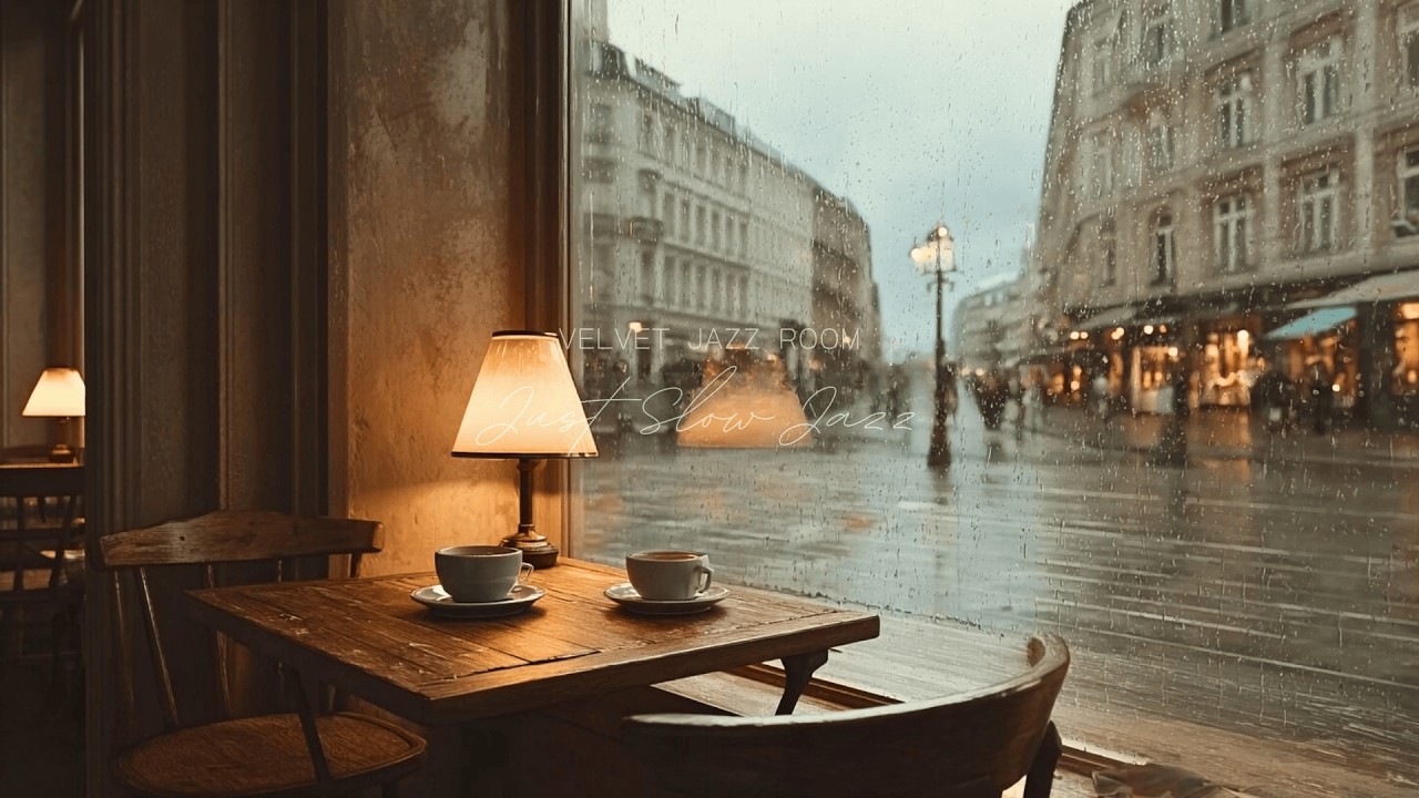 [Playlist] 雨の日にカフェの窓際でゆっくりと聴きたい｜大人のジャズ Calm Jazz for a Quiet Rainy Café Moment